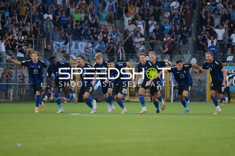 Fußball I Herren I Saison 2022-2023 I DFB-Pokal I 1. Runde I SV Waldhof Mannheim - Holstein Kiel I 31.07.2022