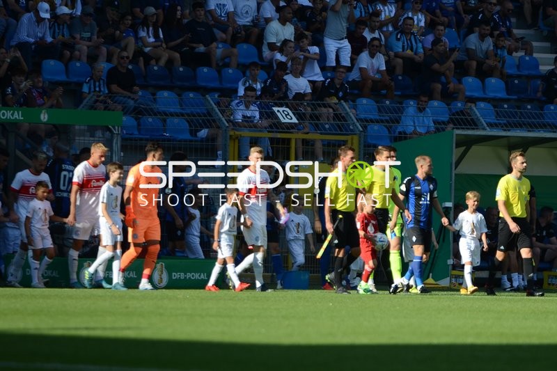 Fußball I Herren I Saison 2022-2023 I DFB-Pokal I 1. Runde I SV Waldhof Mannheim - Holstein Kiel I 31.07.2022