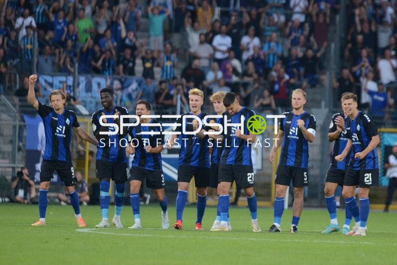 Fußball I Herren I Saison 2022-2023 I DFB-Pokal I 1. Runde I SV Waldhof Mannheim - Holstein Kiel I 31.07.2022