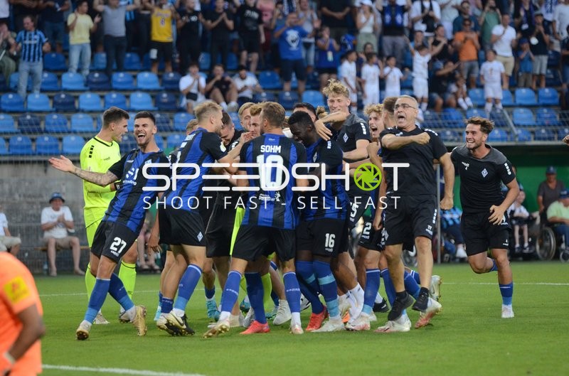 Fußball I Herren I Saison 2022-2023 I DFB-Pokal I 1. Runde I SV Waldhof Mannheim - Holstein Kiel I 31.07.2022