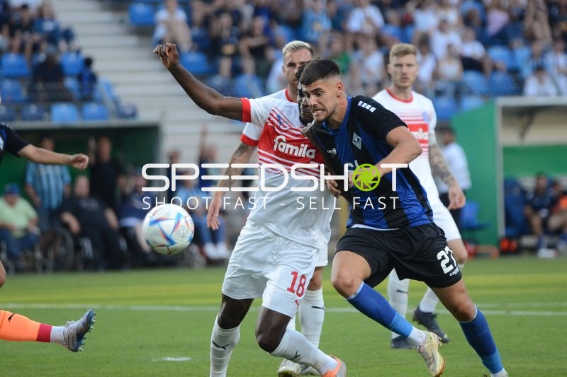 Fußball I Herren I Saison 2022-2023 I DFB-Pokal I 1. Runde I SV Waldhof Mannheim - Holstein Kiel I 31.07.2022