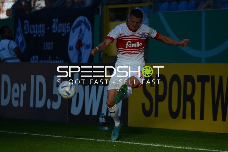 Fußball I Herren I Saison 2022-2023 I DFB-Pokal I 1. Runde I SV Waldhof Mannheim - Holstein Kiel I 31.07.2022