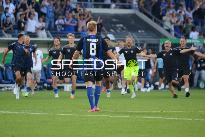 Fußball I Herren I Saison 2022-2023 I DFB-Pokal I 1. Runde I SV Waldhof Mannheim - Holstein Kiel I 31.07.2022