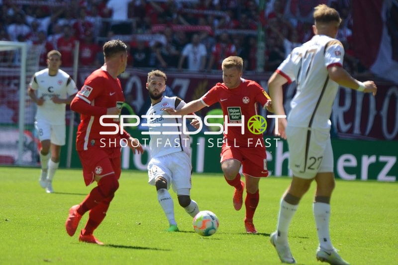 Fußball I Herren I Saison 2022-2023 I 2. Bundesliga I 3. Spieltag I 1. FC Kaiserslautern - FC St. Pauli I 07.08.2022