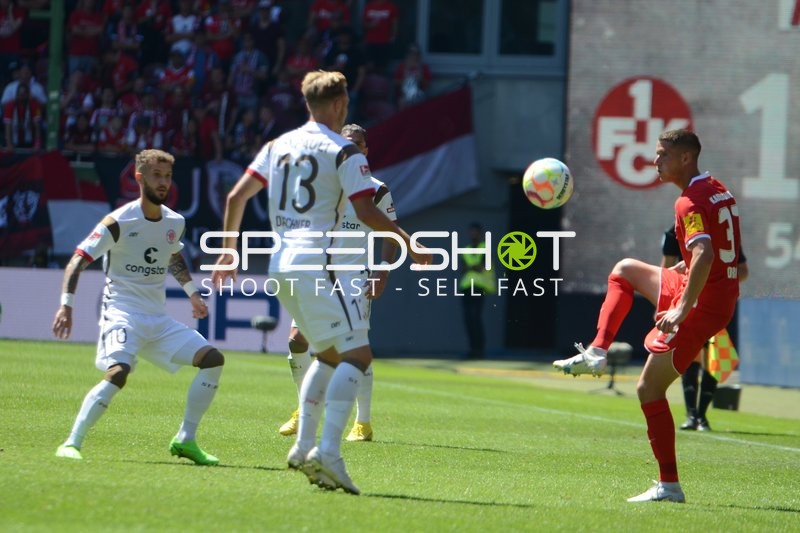 Fußball I Herren I Saison 2022-2023 I 2. Bundesliga I 3. Spieltag I 1. FC Kaiserslautern - FC St. Pauli I 07.08.2022