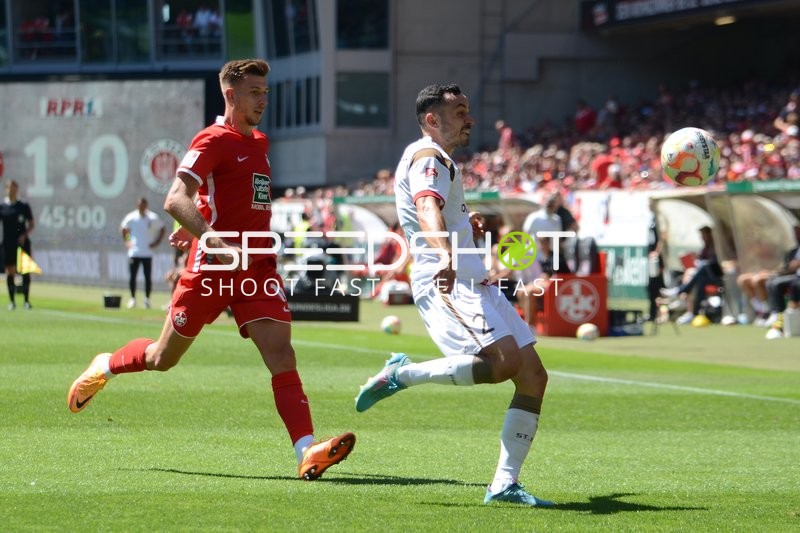 Fußball I Herren I Saison 2022-2023 I 2. Bundesliga I 3. Spieltag I 1. FC Kaiserslautern - FC St. Pauli I 07.08.2022