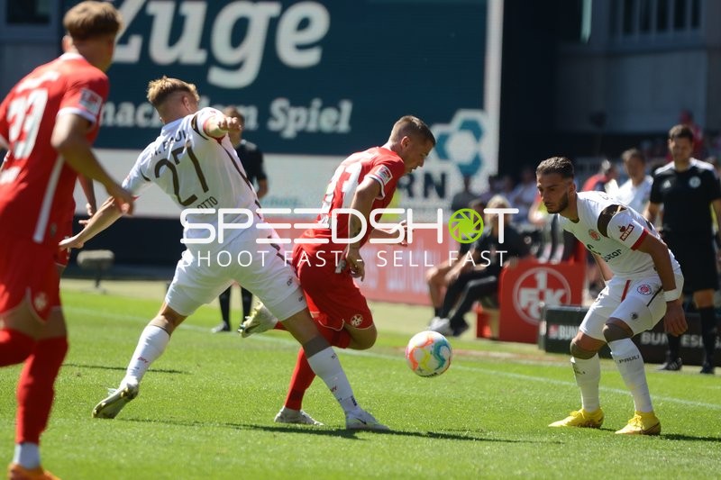 Fußball I Herren I Saison 2022-2023 I 2. Bundesliga I 3. Spieltag I 1. FC Kaiserslautern - FC St. Pauli I 07.08.2022