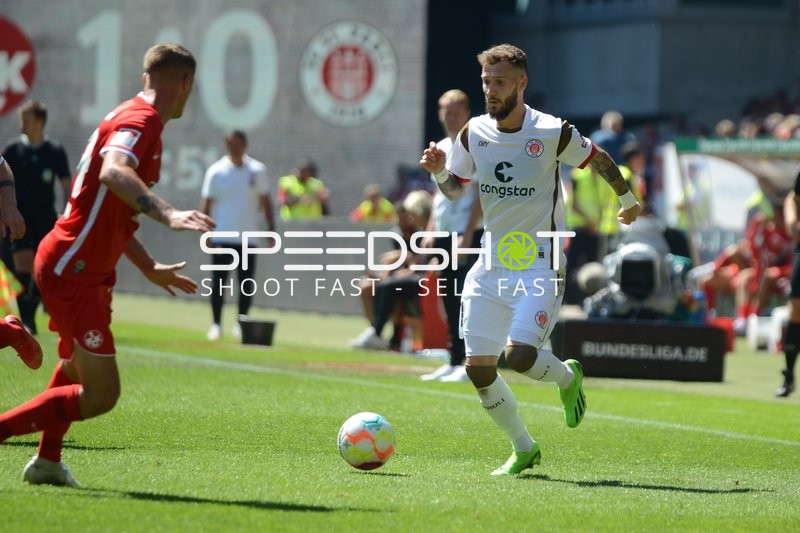 Fußball I Herren I Saison 2022-2023 I 2. Bundesliga I 3. Spieltag I 1. FC Kaiserslautern - FC St. Pauli I 07.08.2022