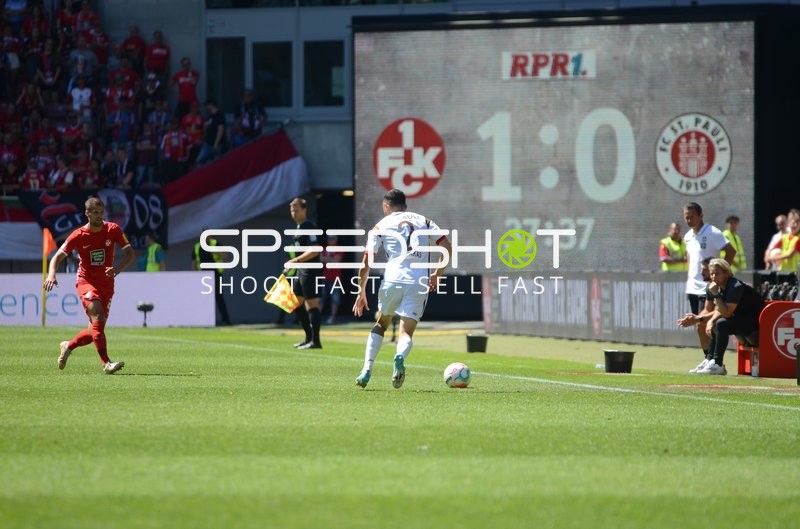 Fußball I Herren I Saison 2022-2023 I 2. Bundesliga I 3. Spieltag I 1. FC Kaiserslautern - FC St. Pauli I 07.08.2022