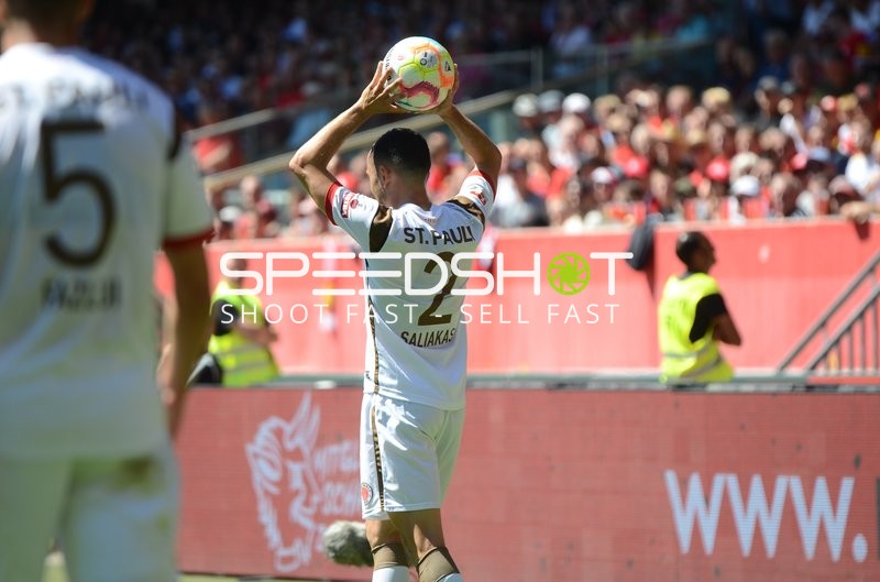 Fußball I Herren I Saison 2022-2023 I 2. Bundesliga I 3. Spieltag I 1. FC Kaiserslautern - FC St. Pauli I 07.08.2022