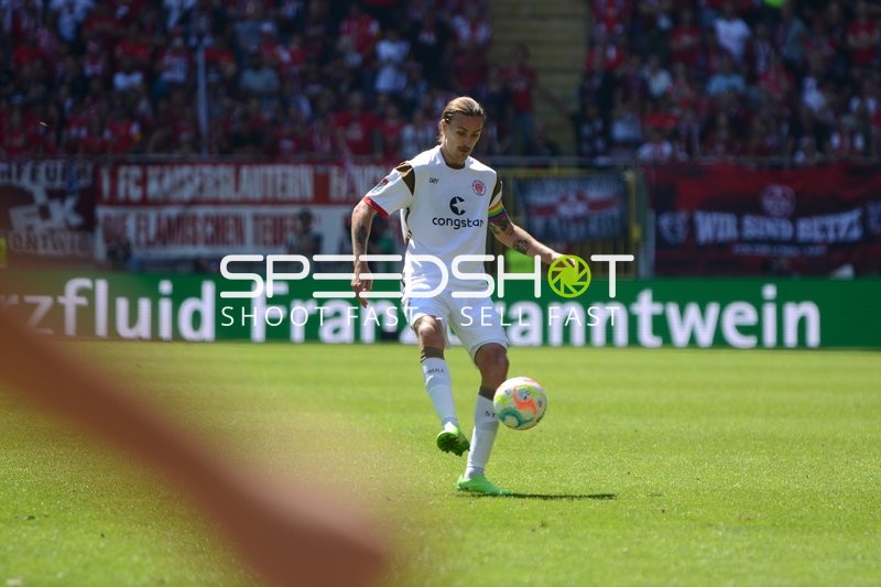 Fußball I Herren I Saison 2022-2023 I 2. Bundesliga I 3. Spieltag I 1. FC Kaiserslautern - FC St. Pauli I 07.08.2022