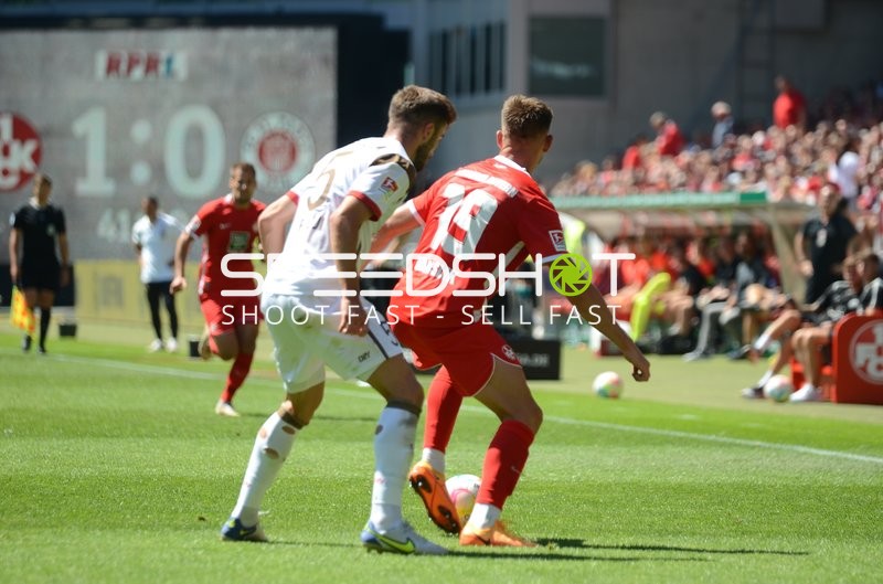 Fußball I Herren I Saison 2022-2023 I 2. Bundesliga I 3. Spieltag I 1. FC Kaiserslautern - FC St. Pauli I 07.08.2022