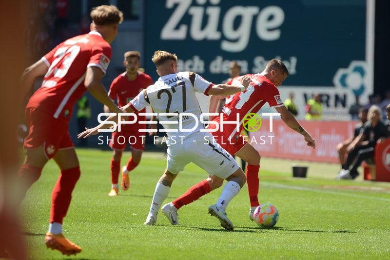 Fußball I Herren I Saison 2022-2023 I 2. Bundesliga I 3. Spieltag I 1. FC Kaiserslautern - FC St. Pauli I 07.08.2022