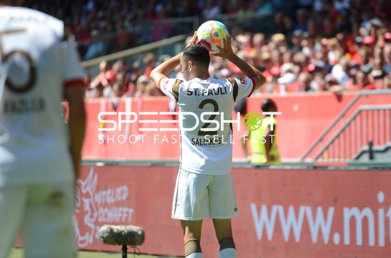 Fußball I Herren I Saison 2022-2023 I 2. Bundesliga I 3. Spieltag I 1. FC Kaiserslautern - FC St. Pauli I 07.08.2022