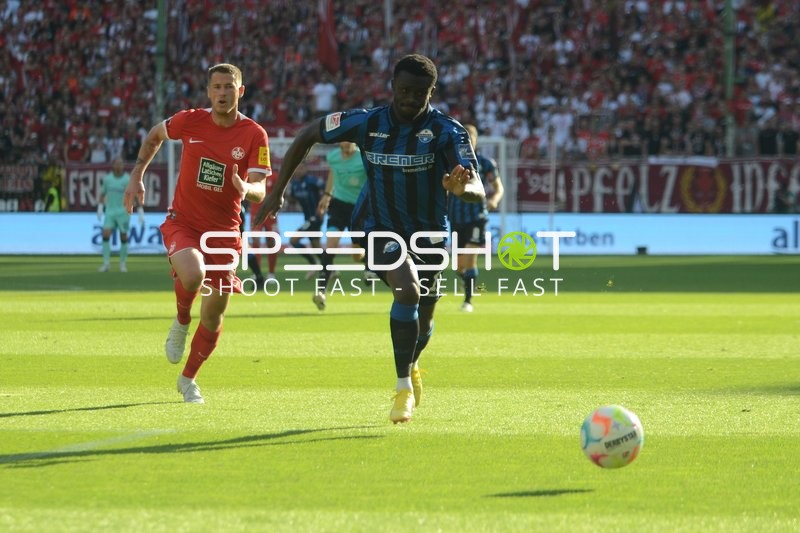 Fußball I Herren I Saison 2022-2023 I 2. Bundesliga I 4. Spieltag I 1. FC Kaiserslautern - SC Paderborn 07 I 12.08.2022