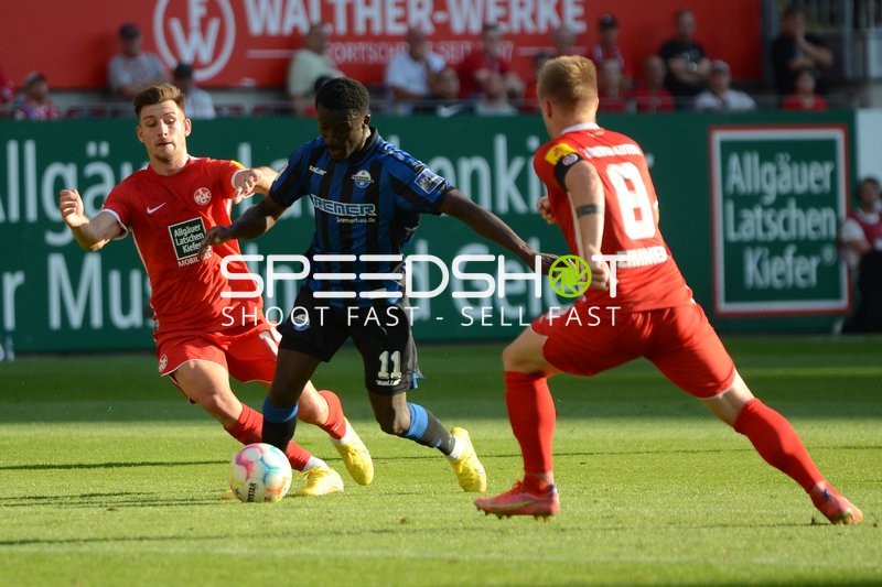 Fußball I Herren I Saison 2022-2023 I 2. Bundesliga I 4. Spieltag I 1. FC Kaiserslautern - SC Paderborn 07 I 12.08.2022