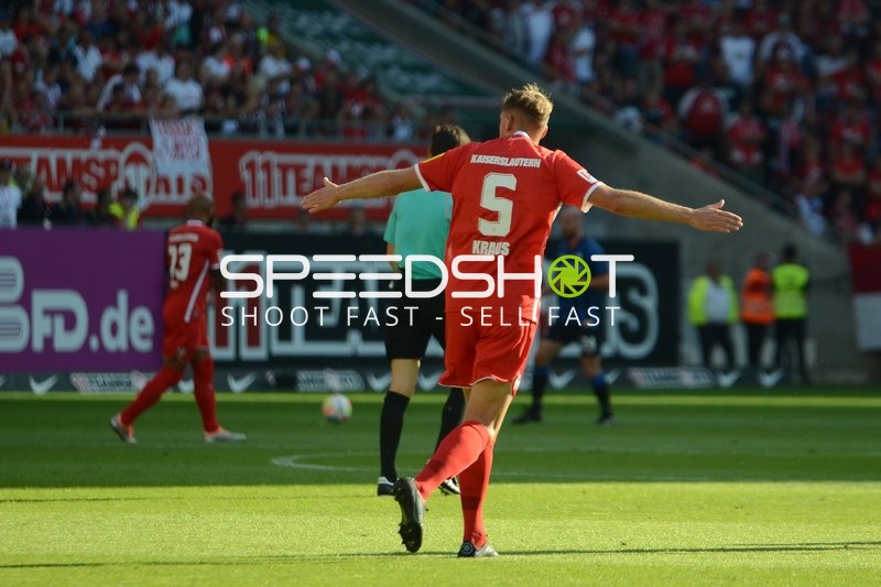 Fußball I Herren I Saison 2022-2023 I 2. Bundesliga I 4. Spieltag I 1. FC Kaiserslautern - SC Paderborn 07 I 12.08.2022