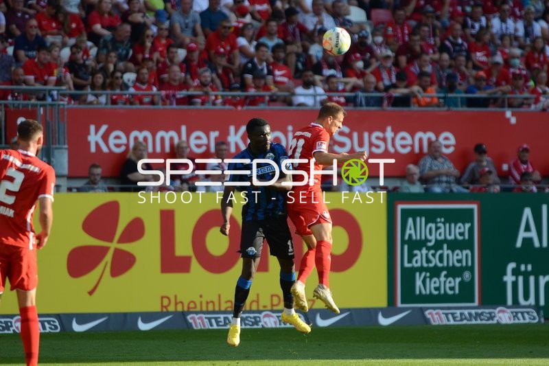 Fußball I Herren I Saison 2022-2023 I 2. Bundesliga I 4. Spieltag I 1. FC Kaiserslautern - SC Paderborn 07 I 12.08.2022