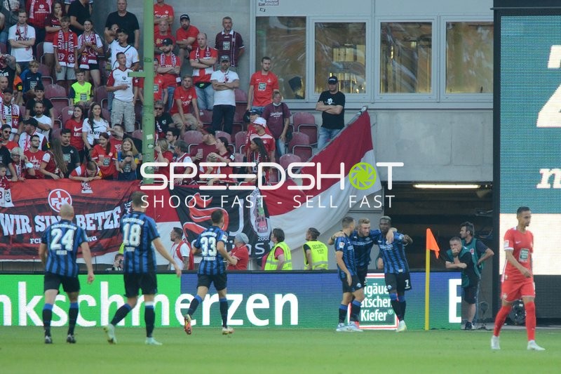 Fußball I Herren I Saison 2022-2023 I 2. Bundesliga I 4. Spieltag I 1. FC Kaiserslautern - SC Paderborn 07 I 12.08.2022