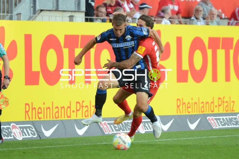Fußball I Herren I Saison 2022-2023 I 2. Bundesliga I 4. Spieltag I 1. FC Kaiserslautern - SC Paderborn 07 I 12.08.2022