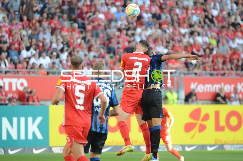 Fußball I Herren I Saison 2022-2023 I 2. Bundesliga I 4. Spieltag I 1. FC Kaiserslautern - SC Paderborn 07 I 12.08.2022