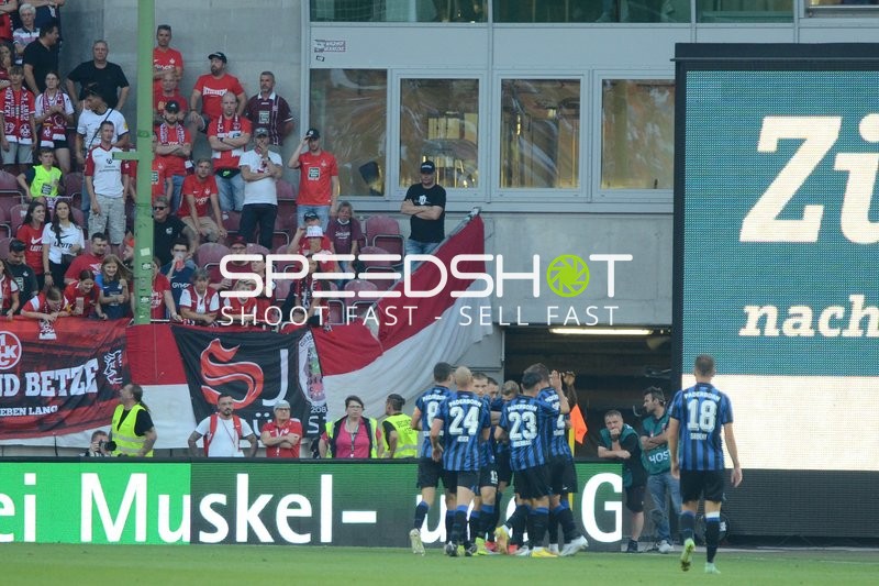 Fußball I Herren I Saison 2022-2023 I 2. Bundesliga I 4. Spieltag I 1. FC Kaiserslautern - SC Paderborn 07 I 12.08.2022