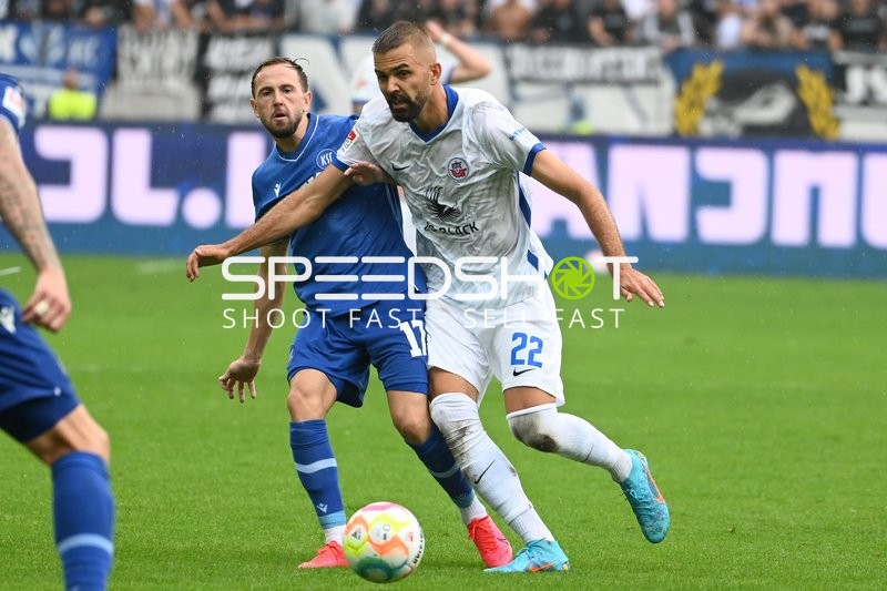 Fußball I Herren I Saison 2022-2023 I 2. Bundesliga I 6. Spieltag I Karslruher SC - F.C. Hansa Rostock I 27.08.2022