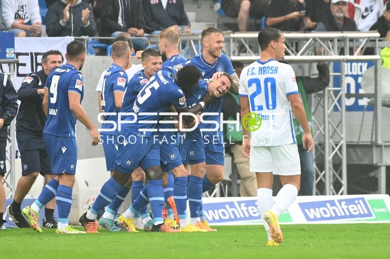 Fußball I Herren I Saison 2022-2023 I 2. Bundesliga I 6. Spieltag I Karslruher SC - F.C. Hansa Rostock I 27.08.2022