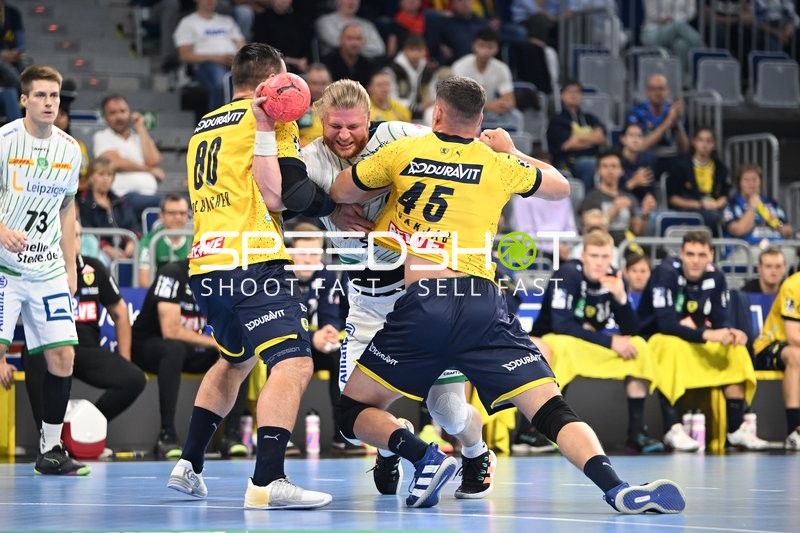 Handball I Herren I Saison 2022-2023 I Liqui Moly Handballbundesliga I 3. Spieltag I Rhein-Neckar Löwen - SC DHfK Leipzig I 15.09.2022