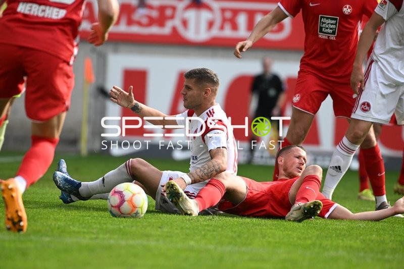 Fußball I Herren I Saison 2022-2023 I 2. Bundesliga I 14. Spieltag I 1. FC Kaiserslautern - 1. FC Nürnberg I 29.10.2022