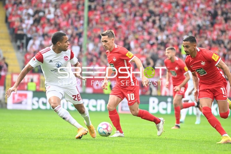 Fußball I Herren I Saison 2022-2023 I 2. Bundesliga I 14. Spieltag I 1. FC Kaiserslautern - 1. FC Nürnberg I 29.10.2022