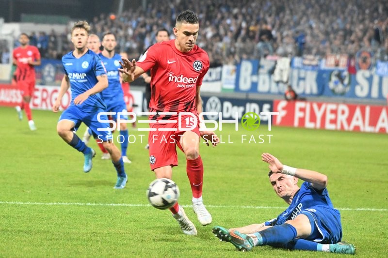 Fußball I Herren I Saison 2022-2023 I DFB-Pokal I 2. Hauptrunde I SV Stuttgarter Kickers - Eintracht Frankfurt I 18.10.2022