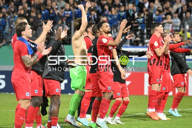 Fußball I Herren I Saison 2022-2023 I DFB-Pokal I 2. Hauptrunde I SV Stuttgarter Kickers - Eintracht Frankfurt I 18.10.2022