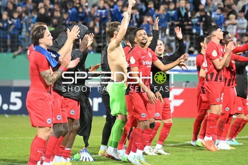 Fußball I Herren I Saison 2022-2023 I DFB-Pokal I 2. Hauptrunde I SV Stuttgarter Kickers - Eintracht Frankfurt I 18.10.2022