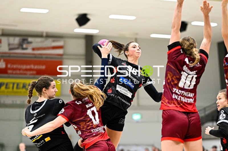 Handball I Frauen I Saison 2022-2023 I 1. HBF I 11. Spieltag I VfL Waiblingen - Buxtehuder SV I 07.01.2023