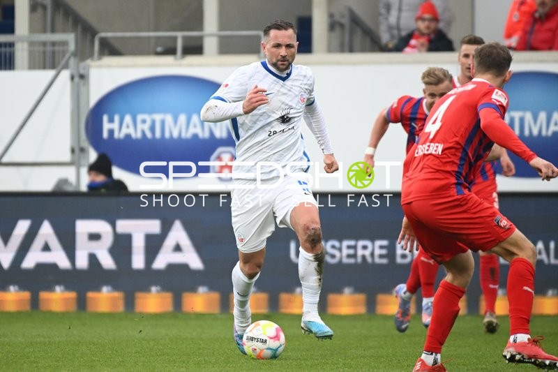 Fußball I Herren I Saison 2022-2023 I 2. Bundesliga I 18. Spieltag I 1. FC Heidenheim 1846 - F.C. Hansa Rostock I 28.01.2023
