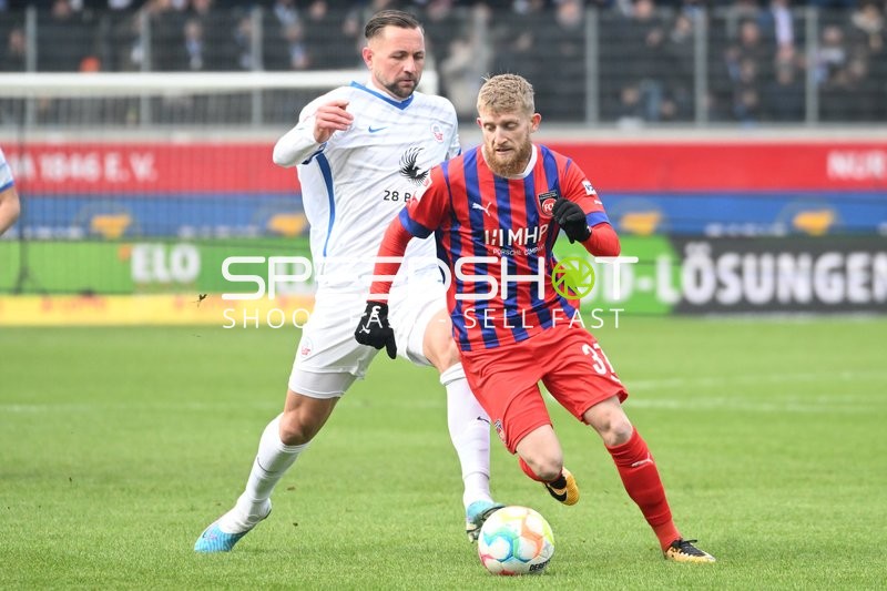 Fußball I Herren I Saison 2022-2023 I 2. Bundesliga I 18. Spieltag I 1. FC Heidenheim 1846 - F.C. Hansa Rostock I 28.01.2023
