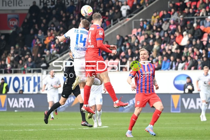 Fußball I Herren I Saison 2022-2023 I 2. Bundesliga I 18. Spieltag I 1. FC Heidenheim 1846 - F.C. Hansa Rostock I 28.01.2023