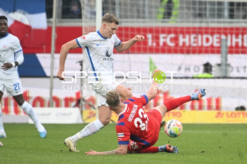 Fußball I Herren I Saison 2022-2023 I 2. Bundesliga I 18. Spieltag I 1. FC Heidenheim 1846 - F.C. Hansa Rostock I 28.01.2023