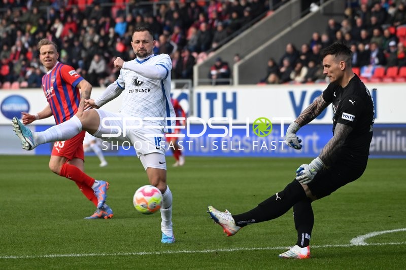 Fußball I Herren I Saison 2022-2023 I 2. Bundesliga I 18. Spieltag I 1. FC Heidenheim 1846 - F.C. Hansa Rostock I 28.01.2023