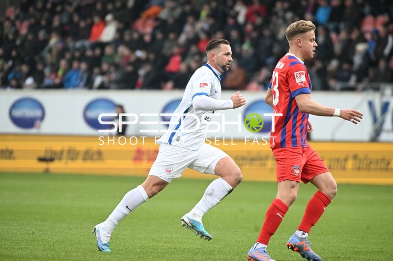 Fußball I Herren I Saison 2022-2023 I 2. Bundesliga I 18. Spieltag I 1. FC Heidenheim 1846 - F.C. Hansa Rostock I 28.01.2023