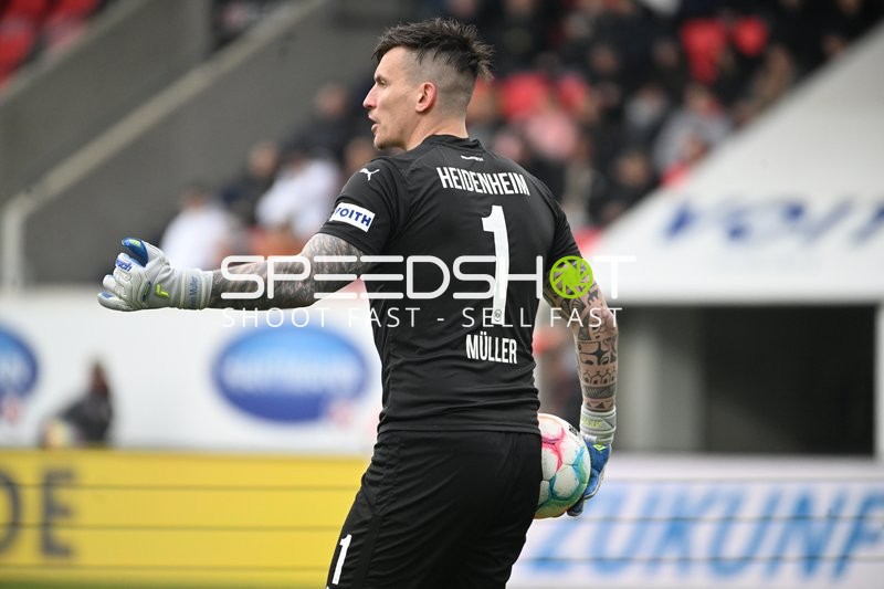 Fußball I Herren I Saison 2022-2023 I 2. Bundesliga I 18. Spieltag I 1. FC Heidenheim 1846 - F.C. Hansa Rostock I 28.01.2023