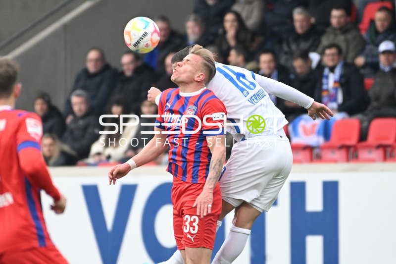 Fußball I Herren I Saison 2022-2023 I 2. Bundesliga I 18. Spieltag I 1. FC Heidenheim 1846 - F.C. Hansa Rostock I 28.01.2023