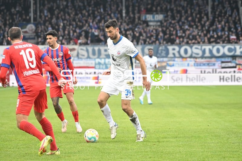 Fußball I Herren I Saison 2022-2023 I 2. Bundesliga I 18. Spieltag I 1. FC Heidenheim 1846 - F.C. Hansa Rostock I 28.01.2023