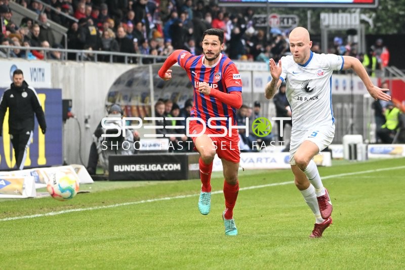 Fußball I Herren I Saison 2022-2023 I 2. Bundesliga I 18. Spieltag I 1. FC Heidenheim 1846 - F.C. Hansa Rostock I 28.01.2023