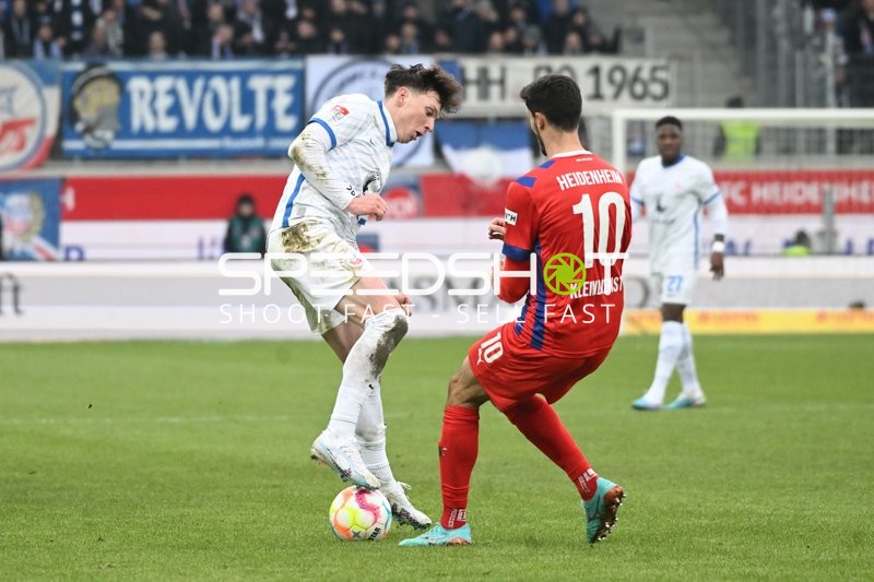 Fußball I Herren I Saison 2022-2023 I 2. Bundesliga I 18. Spieltag I 1. FC Heidenheim 1846 - F.C. Hansa Rostock I 28.01.2023