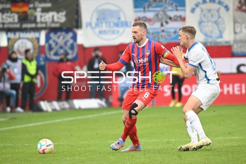 Fußball I Herren I Saison 2022-2023 I 2. Bundesliga I 18. Spieltag I 1. FC Heidenheim 1846 - F.C. Hansa Rostock I 28.01.2023