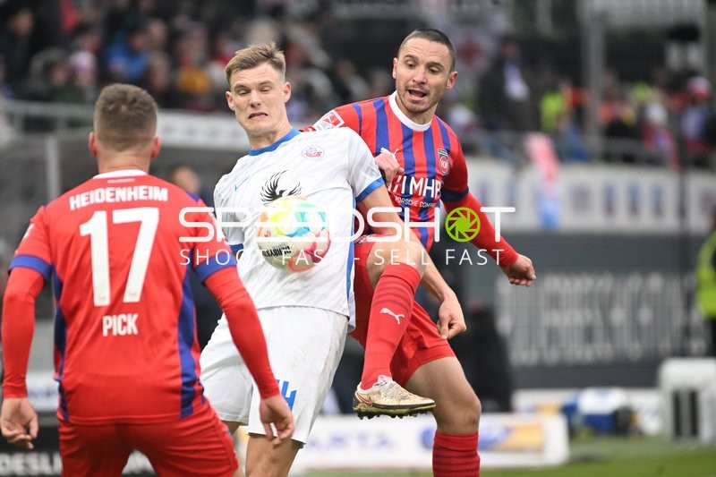 Fußball I Herren I Saison 2022-2023 I 2. Bundesliga I 18. Spieltag I 1. FC Heidenheim 1846 - F.C. Hansa Rostock I 28.01.2023