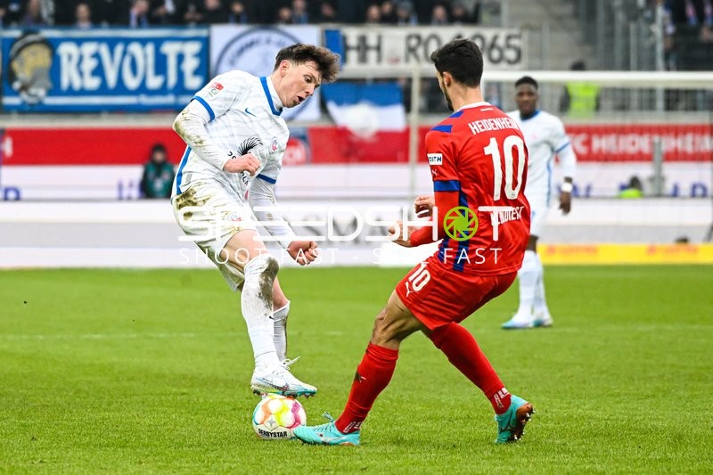 Fußball I Herren I Saison 2022-2023 I 2. Bundesliga I 18. Spieltag I 1. FC Heidenheim 1846 - F.C. Hansa Rostock I 28.01.2023