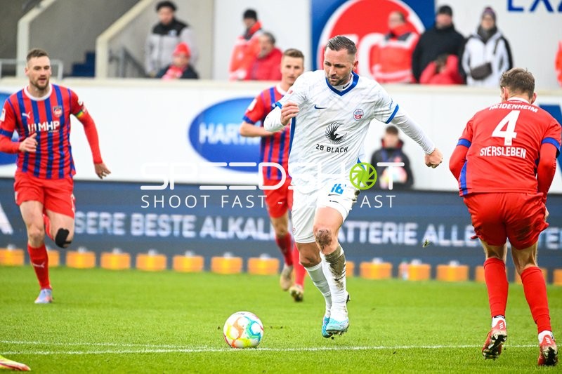 Fußball I Herren I Saison 2022-2023 I 2. Bundesliga I 18. Spieltag I 1. FC Heidenheim 1846 - F.C. Hansa Rostock I 28.01.2023